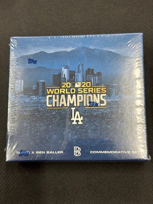 2020 Topps Ben Baller x Los Angeles Dodgers World Series Champion's Box set