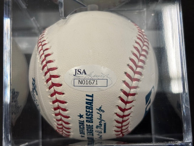 Cal Ripken Jr. Signed baseball 1983, 1991 MVP Inscribed JSA Authentic
