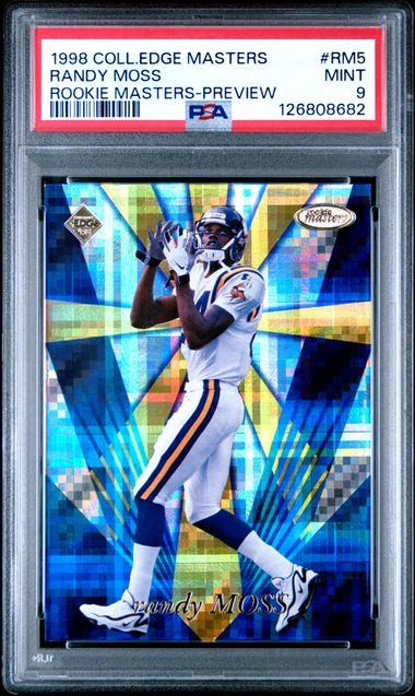 1998 COLLECTOR'S EDGE MASTERS ROOKIE MASTERS #RM5 RANDY MOSS PSA 9