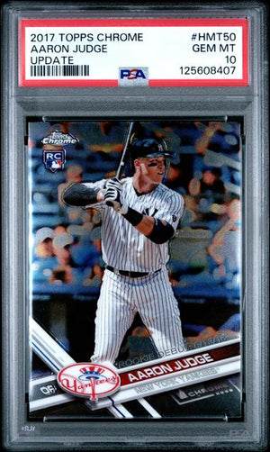 Aaron Judge RC PSA 10 2017 Topps Chrome Update New York Yankees #HMT50