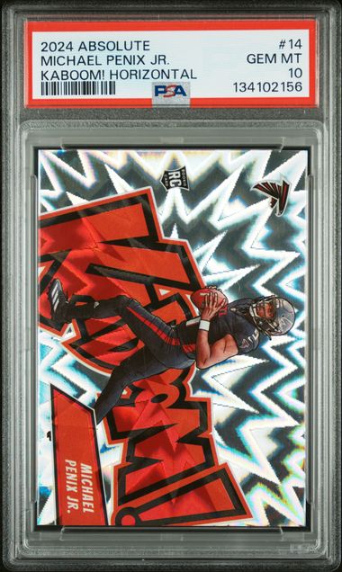 2024 PANINI ABSOLUTE KABOOM! HORIZONTAL #14 MICHAEL PENIX JR. PSA 10