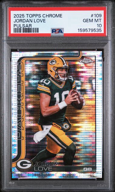 2025 TOPPS CHROME #109 JORDAN LOVE PULSAR PSA 10