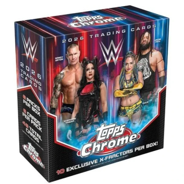 2026 Topps Chrome WWE Wrestling Mega Box