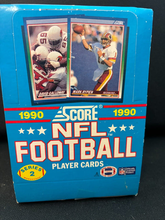 1990 Score Football Wax Box Series 2