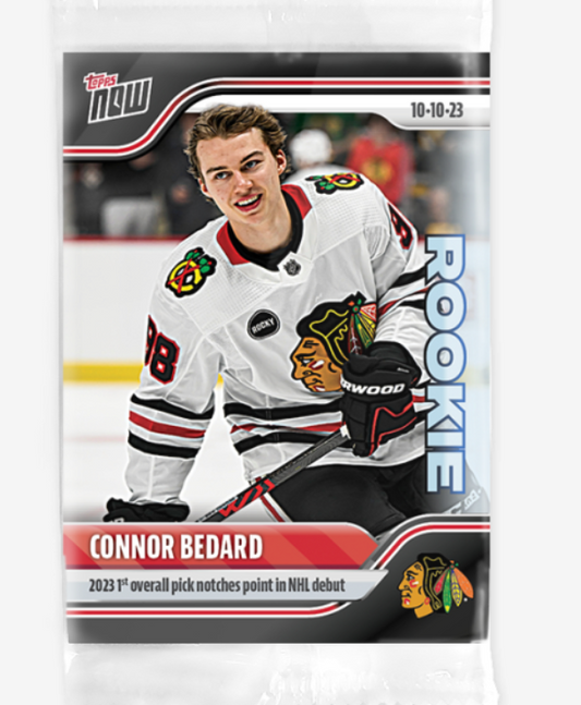 Connor Bedard 2023-24 NHL TOPPS NOW Sticker
