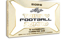2026 Leaf Trinity Football NFL Hobby Jumbo