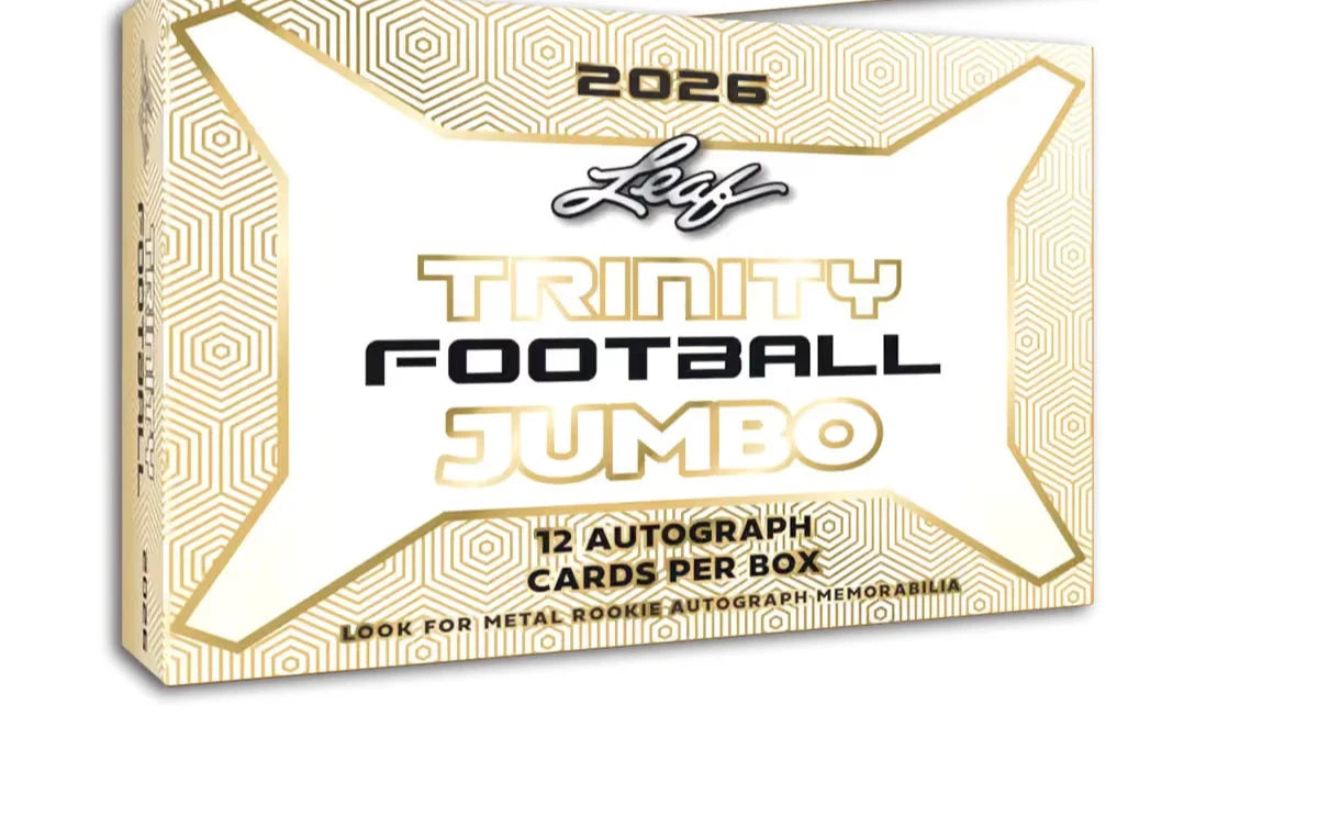 2026 Leaf Trinity Football NFL Hobby Jumbo