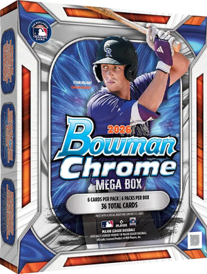 2026 Bowman Chrome Baseball Mega Box