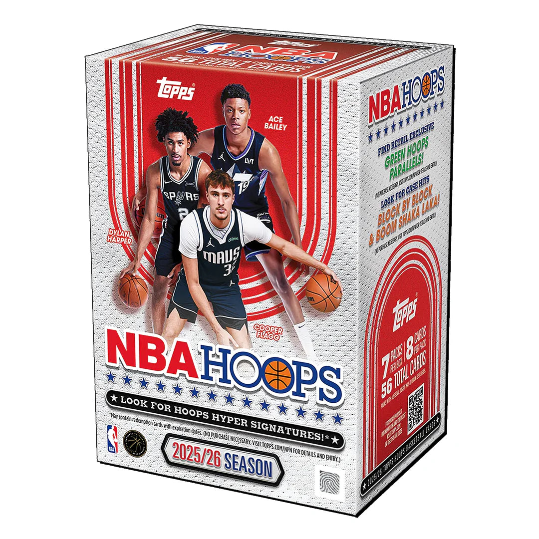 2025/26 Topps NBA Hoops Basketball Blaster Box