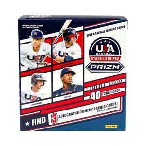 2026 Panini Prizm USA Stars & Stripes Baseball Mega Box