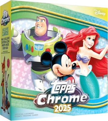 2025 TOPPS CHROME DISNEY MEGA BOX