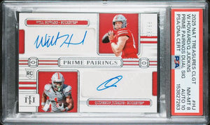 2025 NATIONAL TREASURES COLLEGIATE DUAL AUTO HOWARD/JUDKINS /99 PSA 8