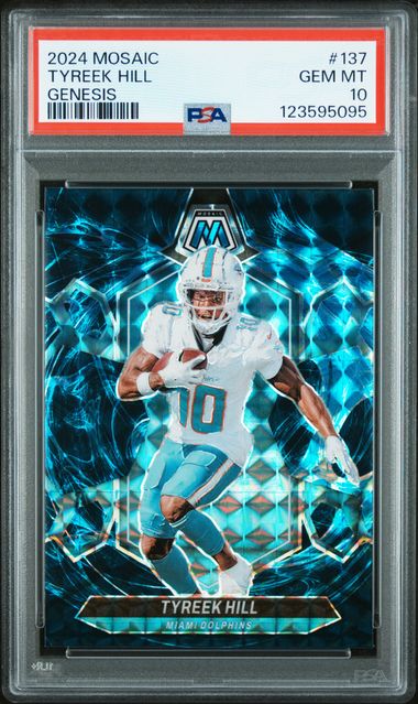 2024 PANINI MOSAIC #137 TYREEK HILL GENESIS PSA 10